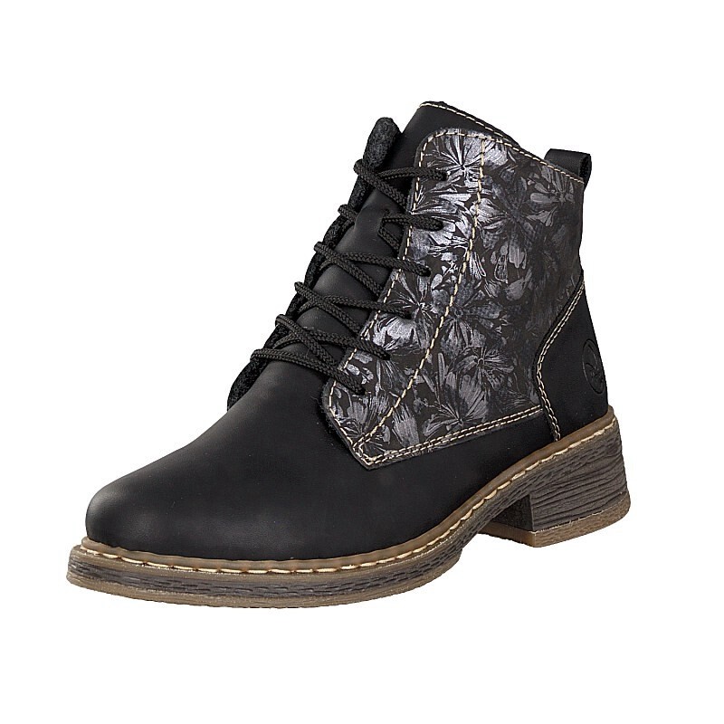 Botas Rieker 73030-00 Para Mulher - Pretas